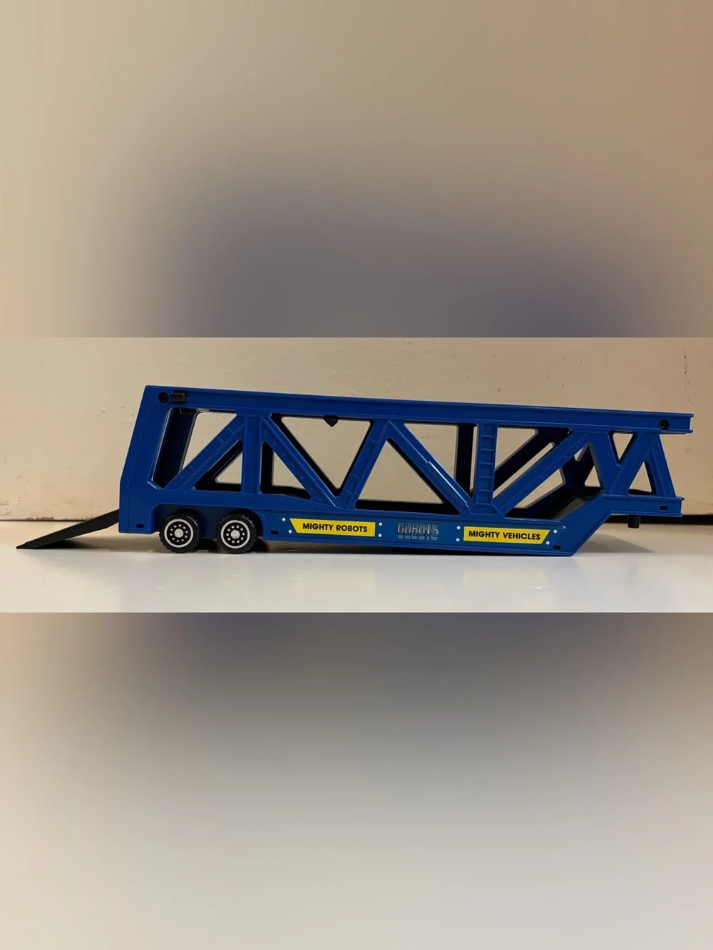 Vintage Rare 1985 Tonka Super Gobots Trailer only w two levels with hitch toys